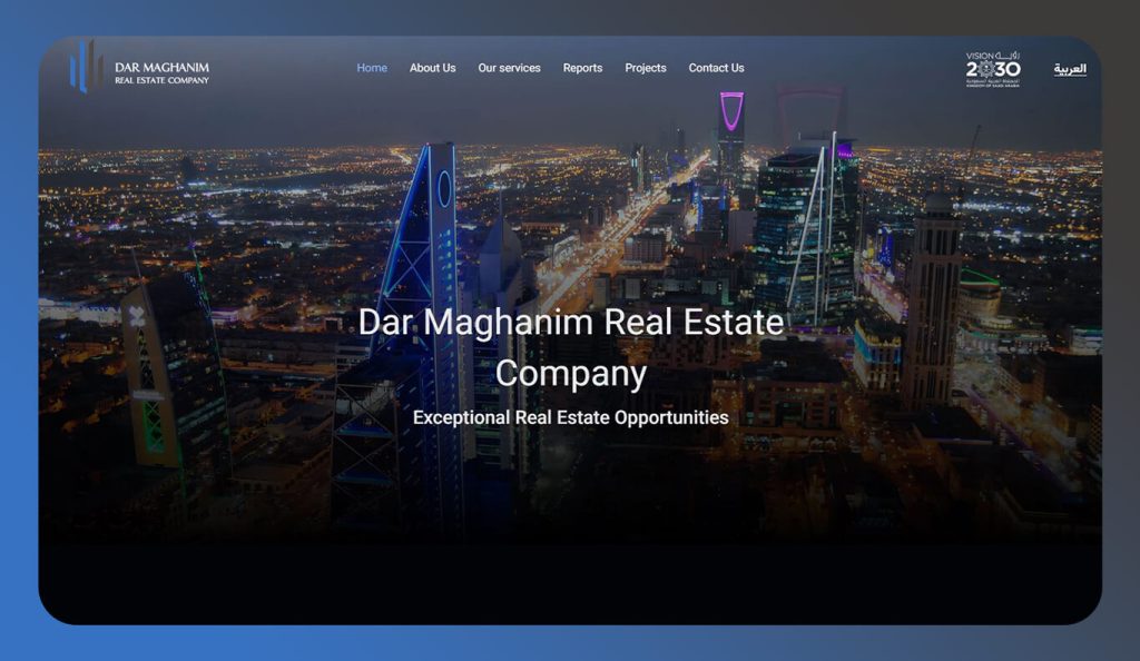 تصميم موقع شركة