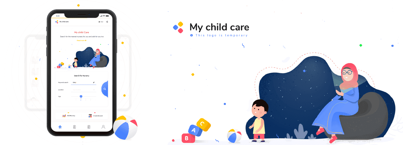 انشاء موقع حضانه My-Child-Care1